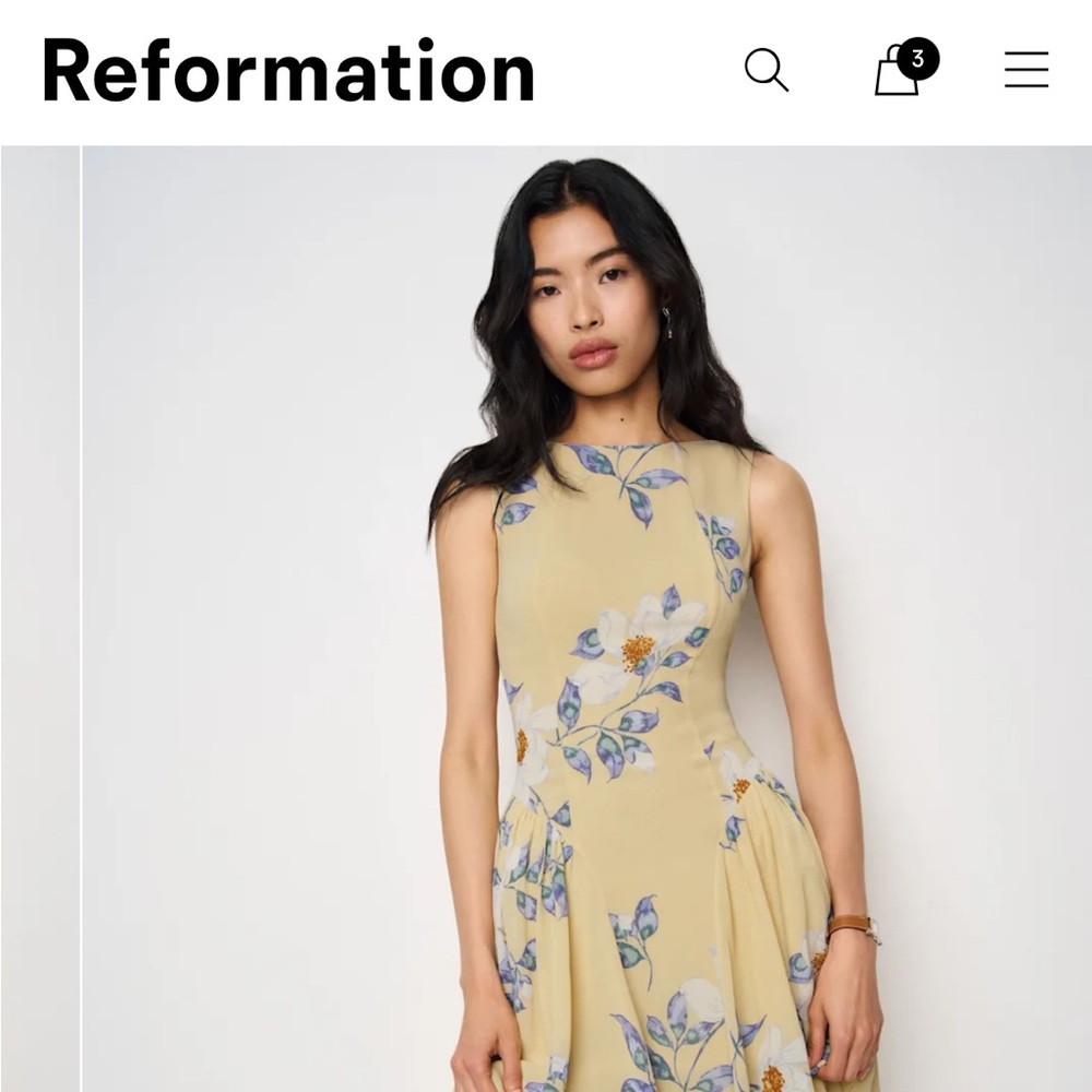 Reformation Anelis Dress in New Day